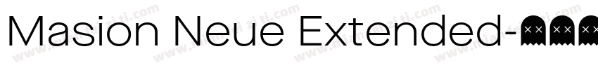 Masion Neue Extended字体转换